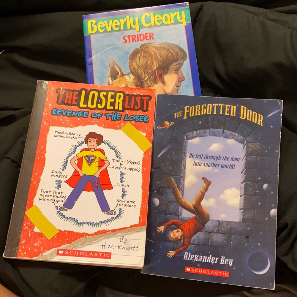 Trio collection of middle grade books
